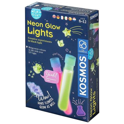 Kit Fai Da Te Neon Glow Lights Fun Science Junior - Foto 1