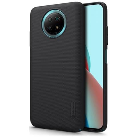 Super Frosted Shield Cover + Supporto, Per Xiaomi Redmi Note 9t 5g, Colore Nero - Foto 2