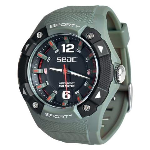 Seac Orologio Sporty Verde Militare Standard Gomma - Foto 1