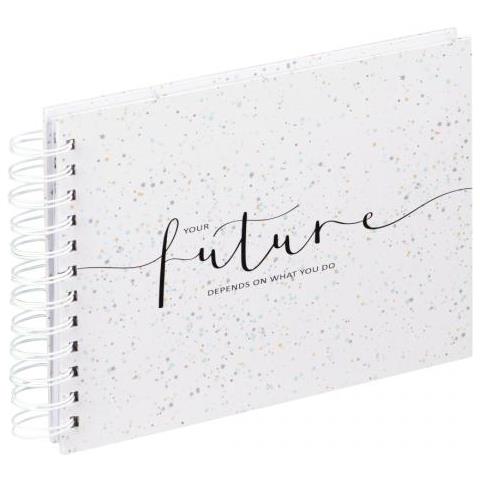 Letterings Album Fotografico E Portalistino Multicolore, Bianco 50 Fogli 10 X 15 Cm - Foto 1