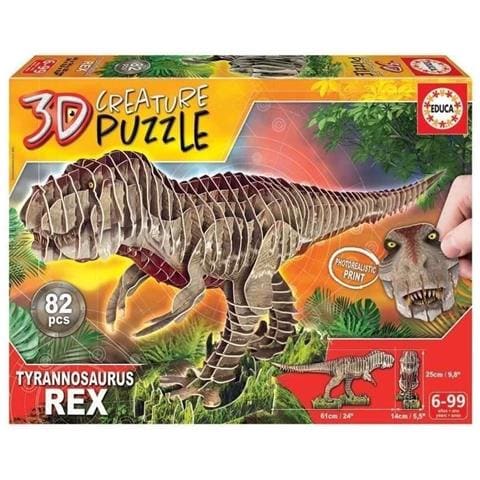 Puzzle - Puzzle 3d Creatura T-rex - Foto 2