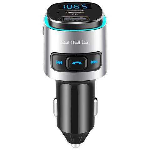 456201 trasmettitore FM Accendisigari Nero, Argento - Foto 2