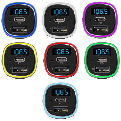 456201 trasmettitore FM Accendisigari Nero, Argento - Foto 5