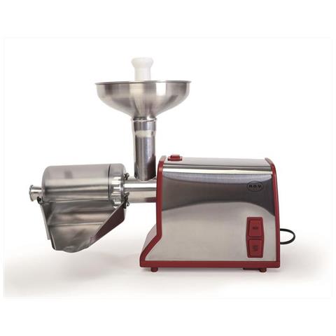 R.G.V. Passapomodoro Elettrico New Pommi Junior con Produzione 50 kg/h Senza Dischi Intercambiabili Potenza 400 W Colore Acciaio Inox R.G.V. Passapomodoro Elettrico New Pommi Junior con Produzione 50 kg/h Senza Dischi Intercambiabili Potenza 400 W Colore Acciaio Inox
