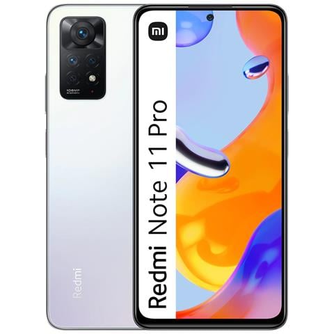 Redmi Note 11 Pro 64 GB 4G Dual Sim Display 6.67" AMOLED Slot Nano SD Fotocamera 108 Mpx Android 11 Bianco - Foto 1