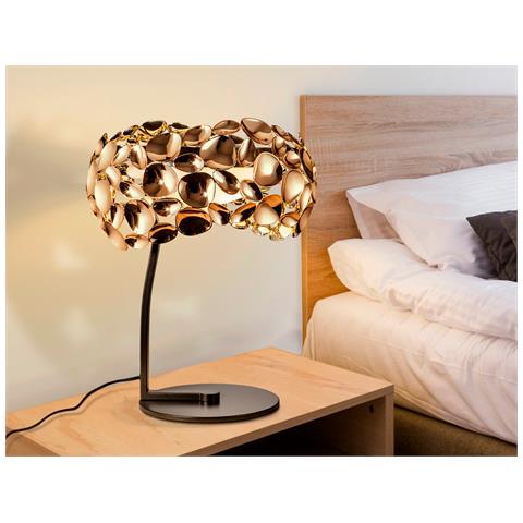 Lampada Da Tavolo Narisa 3l Oro Rosa - Foto 2