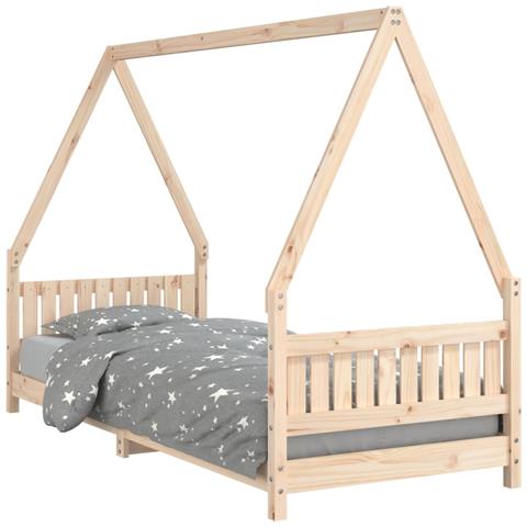 Giroletto per Bambini 80x200 cm in Legno Massello di Pino - Foto 2