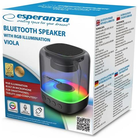 Altoparlante Bluetooth Portatile Esperanza Ep154 Nero - Foto 4