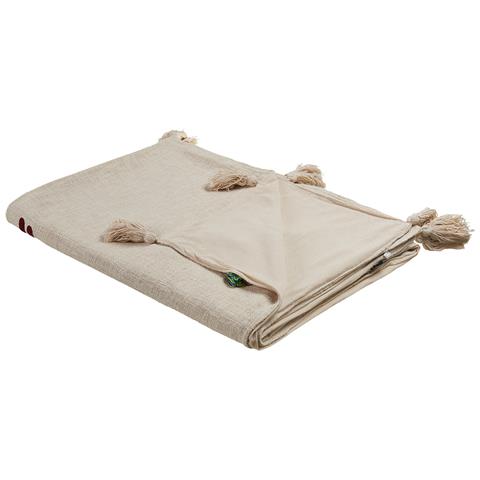 Coperta Deoghar Cotone 130 X 180 Cm Beige - Foto 9