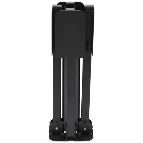 Base Pieghevole Ombrellone Palo Ø38/48 mm Nero Lucido Acciaio - Foto 2