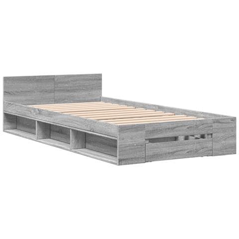 Giroletto Cassetto Grigio Sonoma 100x200 Cm Legno Multistrato - Foto 3