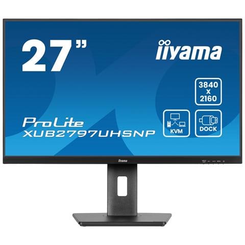 Iiyama Prolite Xub2797uhsnp-b1 Monitor Pc 686 Cm (27"") 3840 X 2160 Pixel 4k Ultra Hd Led Nero - Foto 1