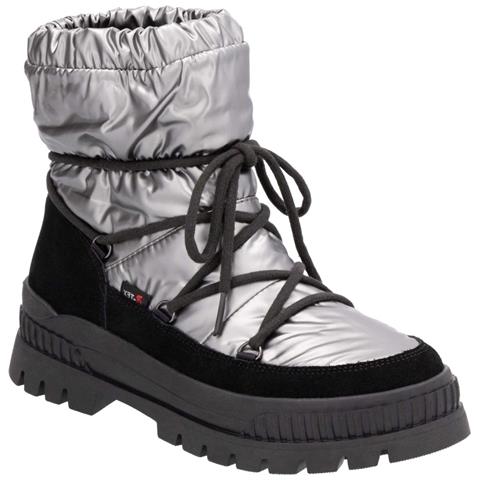 Grey Combination Casual Closed Ladies Mid Height Boots Stivaletti Sintetico E Tessile Scarpe Donna Grigio Eu 38, W2170-42 - Foto 1