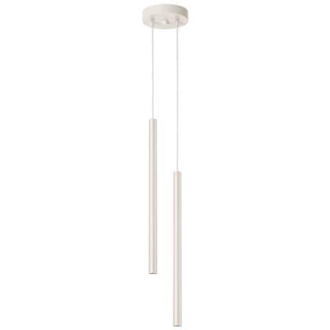 Lampada A Sospensione Pastelo 2 Beige Sl. 1513 - Moderno Lampada A Sospensione Beige 104x15x15 Cm - Foto 1