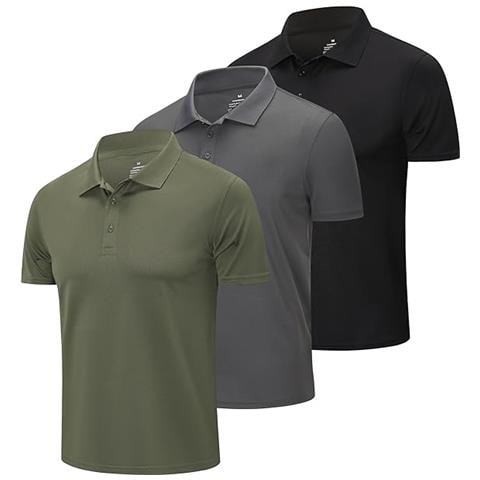 Set Di 3 Polo Uomo - Comfort E Stile In Taglia Xxl, Ideale Per Ogni Occasione - Foto 1