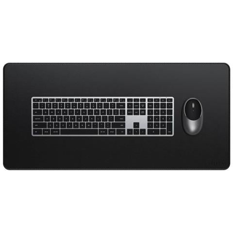 SA-ST-LPDMK Tappetino da Scrivania in Pelle Vegana Colore Nero - Foto 2