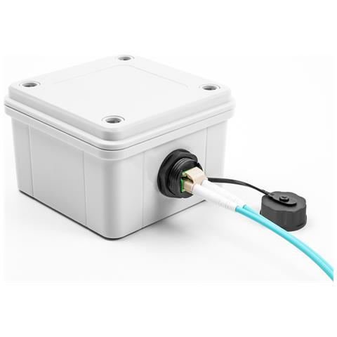 Connettore per cavo in fibra ottica LC Duplex femmina a LC Duplex femmina con cappuccio protettivo impermeabile - Foto 2