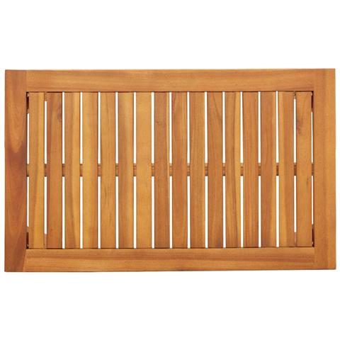Set di divani da giardino in 4 pezzi con cuscini in legno massello di acacia - Foto 8
