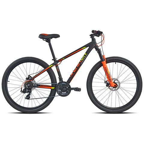 Bici Mountain Bike Misura 27,5 Bicicletta Mtb Uomo 780 Chiron Shimano Acera 21v Freno A Disco Meccanico - 38 Black/orange - Foto 1