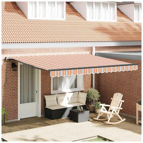 Tenda Retrattile Multicolore 400 × 300 cm Tessuto - Foto 2