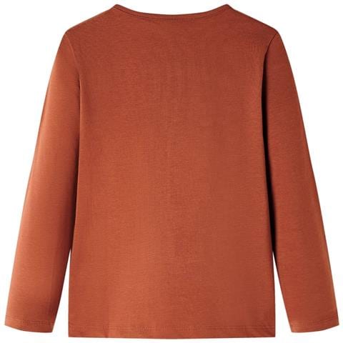 Maglietta da Bambina a Maniche Lunghe Cognac 116 - Foto 2