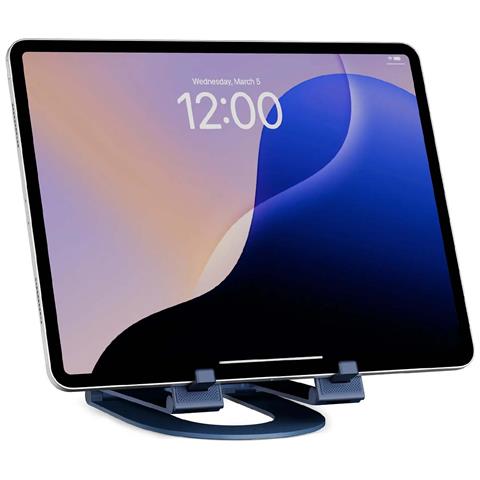 Supporto Da Scrivania Pieghevole E Regolabile Per Tablet E Ipad Curve Mini Coastal, Blu - Foto 4