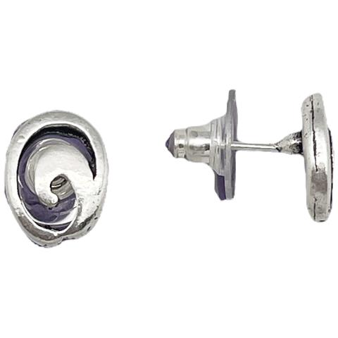 Orecchino Minimal, Placcato Argento - Foto 1