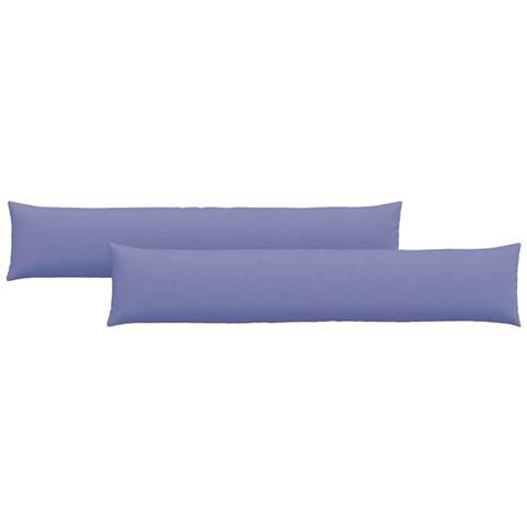 Cuscini da Divano 2 pcs Blu 200 x 40 cm Tessuto - Foto 1