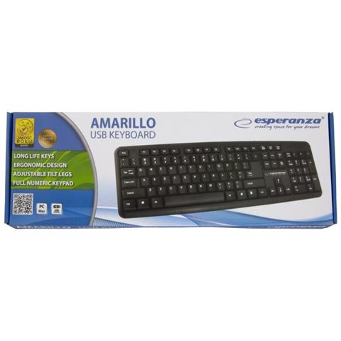 EK134 tastiera USB Nero - Foto 2