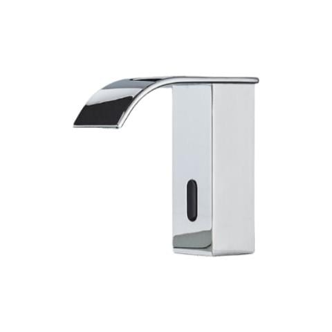 Rubinetto per lavabo da bagno, Blackswan, tipo M185, modello corto cromato con bocca a cascata e sensore, misura 15 cm - Foto 1