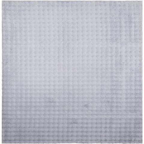 Tappeti per area Quadrato HUARTE Grigio 200 x 200 cm Poliestere - Foto 1