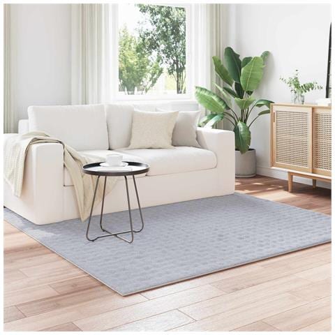 Tappeti per area Quadrato HUARTE Grigio 200 x 200 cm Poliestere - Foto 2