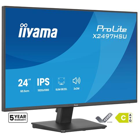 Monitor 23,8" LED Flat X2497HSU-B1 Full HD Tempo di risposta 4 ms - Foto 1