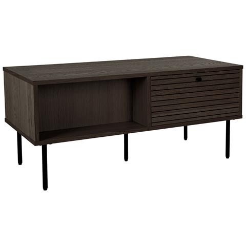 Tavolino Kyoto 1-marrone-legno-100x50x45 Cm - Foto 1
