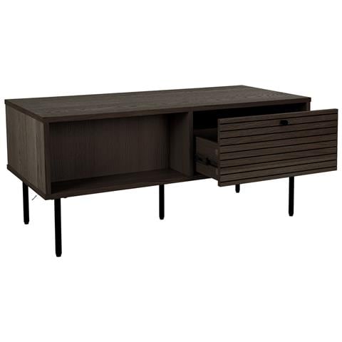 Tavolino Kyoto 1-marrone-legno-100x50x45 Cm - Foto 2