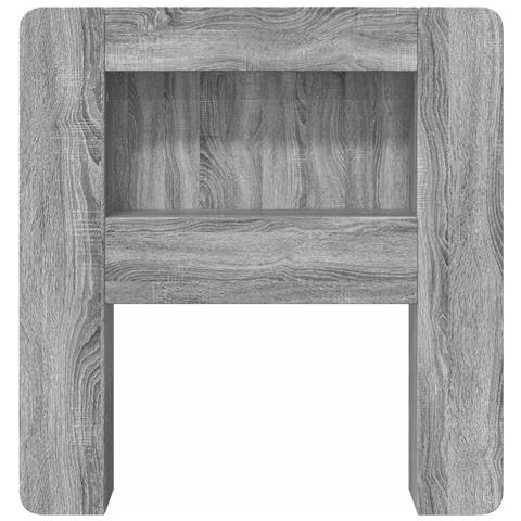 Testata del letto Grigio Sonoma Legno ingegnerizzato - Foto 8