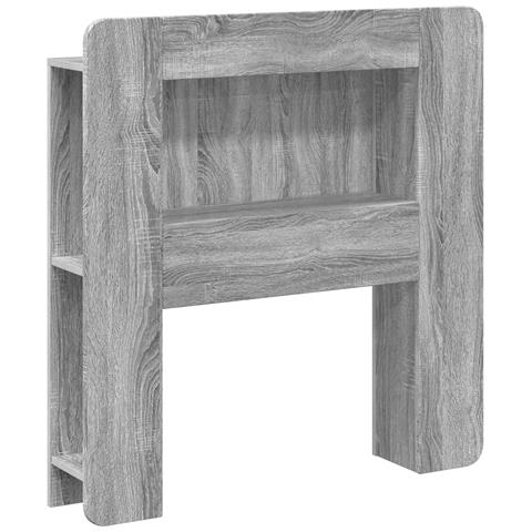 Testata del letto Grigio Sonoma Legno ingegnerizzato - Foto 1