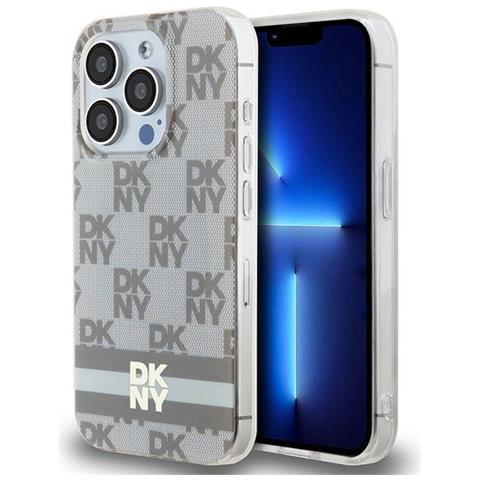 Dkny Iml ""custodia A Righe Monocromatiche E Stampate Magsafe"" Per Iphone 13 Pro / 13 - Sabbia - Foto 7