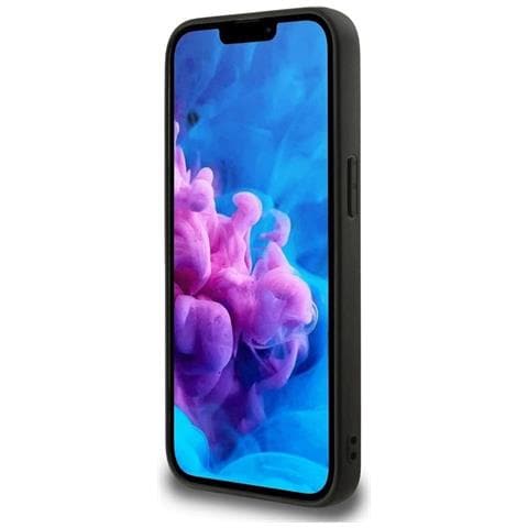 Custodia Per Iphone 16e, Nera, Con Motivo Floreale - Foto 2