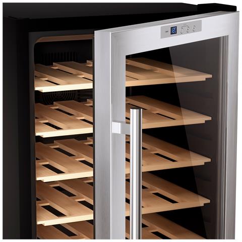 Cantinetta vino CAVC28, 28 bottiglie, 70 l, 6 ripiani, temperatura regolabile da 11 a 18 °C - Foto 4