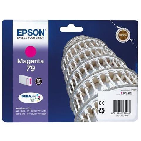 C13T79134010 Cartuccia Ink Originale Magenta per Epson WF-4630DWF / WF-4640DTWF / WF-5110DW / WF Capacità 800 Pagine - Foto 6