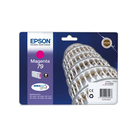 C13T79134010 Cartuccia Ink Originale Magenta per Epson WF-4630DWF / WF-4640DTWF / WF-5110DW / WF Capacità 800 Pagine - Foto 2