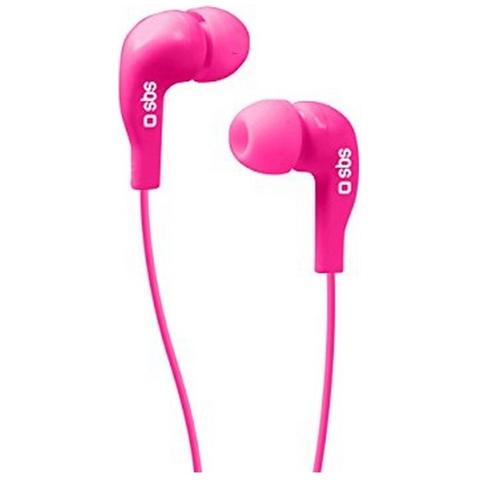 Auricolare in-ear con tasto alla risposta, Jack 3,5 mm - SBS ROSA - Foto 1
