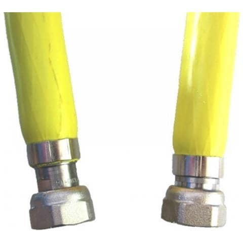 Pezzi 1 - Tubo Gas Metano Flessibile 2mt 12ff Uni En 14800 - Foto 2