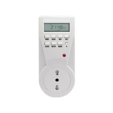 Presa Elettrica 230v Spina Programmabile Temporizzata Con Timer Digitale 16a - Foto 2