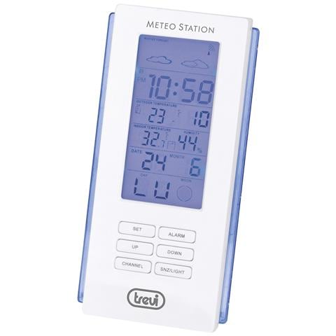 Stazione Meteo Con Sensore Esterno Me 3108 Rc Bianco - Foto 1