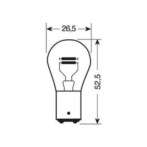 Cp. lampade 2 Fil. 21/5w Bay15d Blue-xe - Foto 2