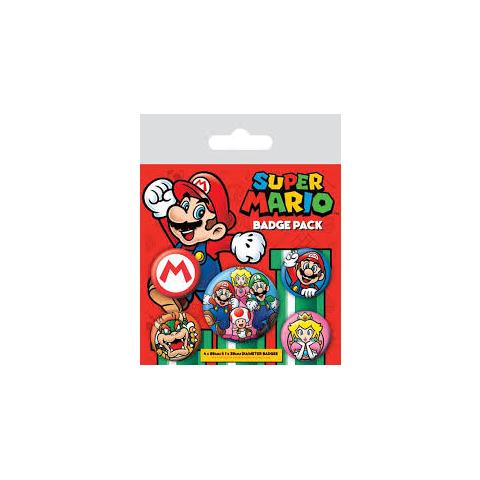 Nintendo: Super Mario Bros. (pin Badge Pack)  - Foto 1