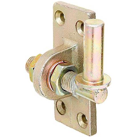 318.246, Cardine Avvitare Ci Regolabile Di 20 Mm, Ø 16 Mm, 105 X 45 Mm, Superficie Zincata (galvanizzato Elettricamente Giallo) - Foto 1