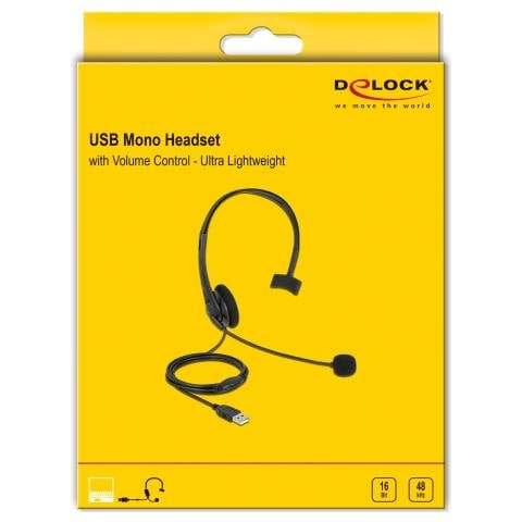 Cuffie Delock USB per PC e laptop - Ultra leggere - Foto 2